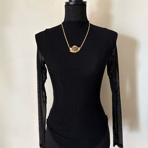 Black Long Sleeve Bodysuit